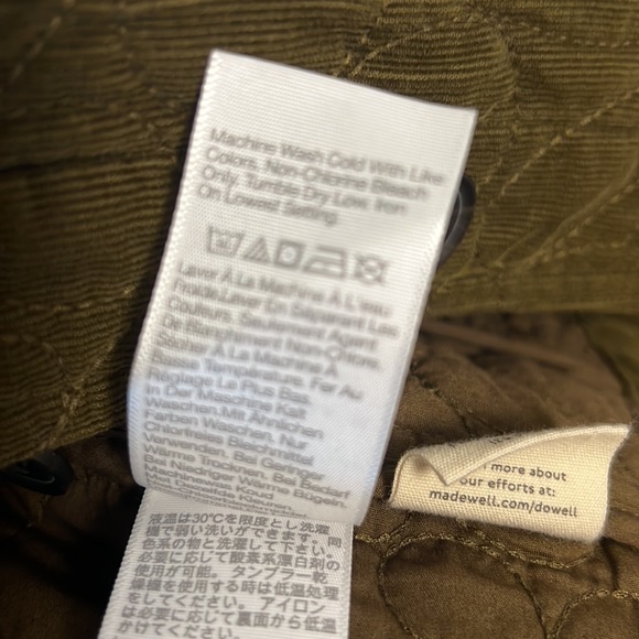 Madewell Green Quilted Cropped Jacket - Picture 6 of 6